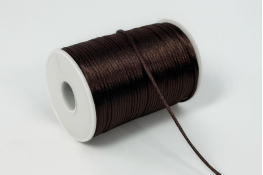  Шнур атласний  2.0 мм  |6: коричн.темн. |
