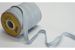  Бейка коса 16 мм підвернута матова  |1: сірий світл. |