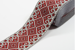  Тасьма  50 мм  |5: червон. |