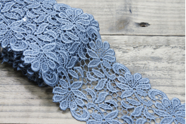  Мереживо 100 мм (гіпюр) арт.8G8005  |1: сірий |