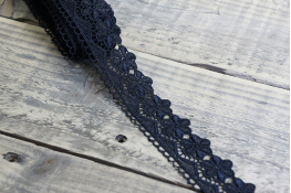  Мереживо  40 мм (гіпюр) арт.4G4061  |1: чорн. |