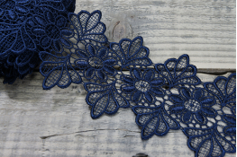  Мереживо 105 мм (гіпюр) арт.8G8016  |9: синій темн. |