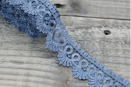 Мереживо  40 мм (гіпюр) арт.4G4247  |1: сірий |