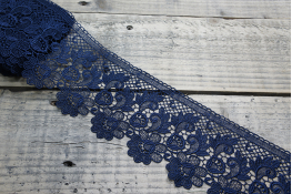  Мереживо 110 мм (гіпюр) арт.8G8048  |9: синій темн. |