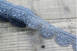  Мереживо  55 мм (гіпюр) арт.8G8050  |1: сірий |