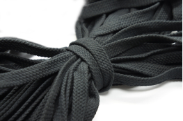  Шнур 15.0 мм для взуття (бавовна)  |1: чорн. |