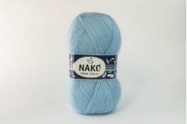  Пряжа NAKO Mohair Delikate  |8: блак.світл. 06119|