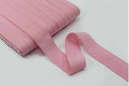  Бейка еластична 25 мм матова  |4: рожев. |