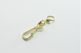  Карабiн 35 мм з кiльцем 10 мм  |10: латунь |