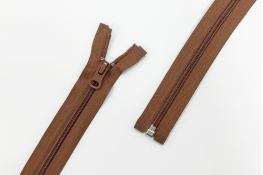  Застiбка-блискавка  Т5   75 см 1 замок (МН)  |6: коричн. |