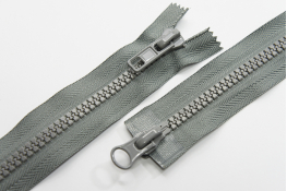  Блискавка 100 см 2 замка "трактор"  Т8  |1: сірий |