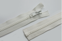  Блискавка 70 см 1 замок "трактор"  Т8  |2: білий |