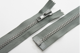  Блискавка 65 см 1 замок "трактор"  Т8  |1: сірий |