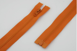  Блискавка 75 см 1 замок "трактор"  Т5 (МН)  |3: оранж.рудий |