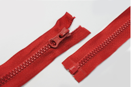  Блискавка 75 см 1 замок "трактор"  Т5 (МН)  |5: червон.темн. |