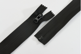  Застiбка-блискавка Т7 75 см 1зам вологостійка (МН)  |1: чорн. |
