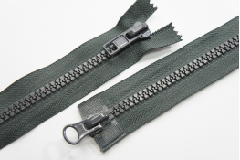  Блискавка  85 см 2 замка "трактор"  Т8  |1: сірий темн. |