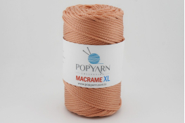  Пряжа-шнур POPYARN Macrame XL  |3: персик. 479|