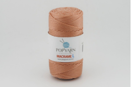  Пряжа-шнур POPYARN Macrame L  |3: персик. 479|