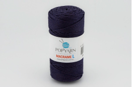  Пряжа-шнур POPYARN Macrame L  |9: фіолет. 492|