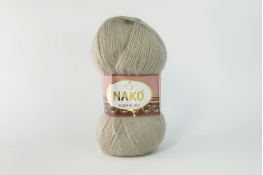  Пряжа "Angora Luks" 100гр / 550м  |6: беж.сірий 10344|