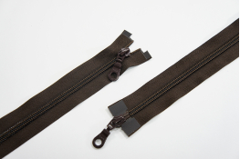  Застiбка-блискавка Т5   80 см 2 замка (YKK)  |6: коричн.темн. 141|
