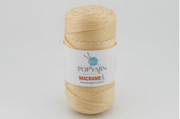  Пряжа-шнур POPYARN Macrame L  |3: персик блід. 410|