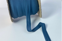  Бейка коса 20 мм пiдвернута матова  |8: сіро-синій |