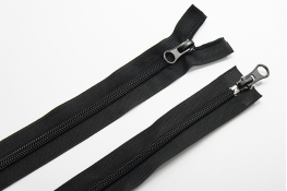  Застiбка-блискавка Т5   90 см 2 замка (МН)  |1: чорн. |