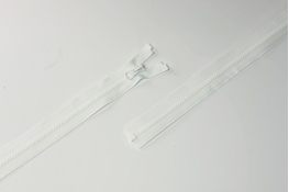  Блискавка 60 см 1 замок "трактор"  Т5 (YKK)  |2: білий 501|