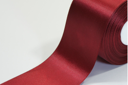  Стрічка атласна 75 мм  |5: борд. |