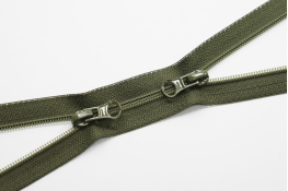  Застiбка-блискавка Т6   35 см 2 замка  |7: болотн.темн. |