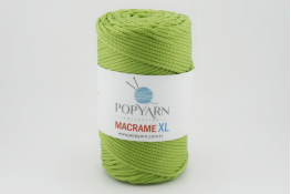  Пряжа-шнур POPYARN Macrame XL  |7: салат.яскр. 459|