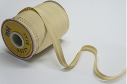  Бейка коса 16 мм підвернута матова  |6: беж.золот. |