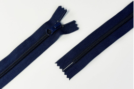  Застiбка-блискавка  Т5   18 см  (YKK)  |9: синій темн. 005|