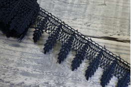  Мереживо  65 мм (гіпюр) арт.4G4223  |1: чорн. |