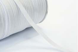  Тасьма еластична  10 мм  |2: білий |