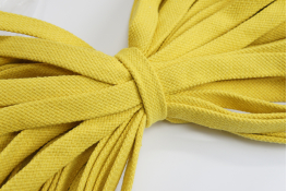  Шнур 20.0 мм для взуття (бавовна)  |3: жовт. |