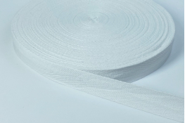  Стрічка кіперна 25 мм  |2: білий |