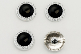  Гудзик 21 мм  арт.КМ-16  |1: чорн. |