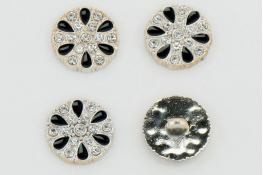  Гудзик 21 мм  арт.TN-09  |1: чорн. |