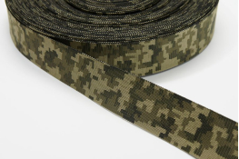  Стрічка ремінна 25 мм "камуфляж піксель"