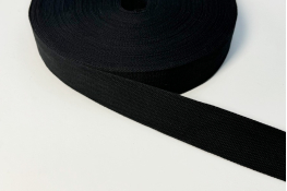  Стрічка ремінна 40 мм (бавовна)  |1: чорн. |