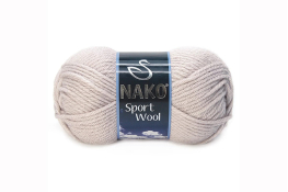  Пряжа "Sport wool" 100 гр / 120м  |6: беж.сір.світл. 03079|