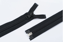  Застiбка-блискавка Т8   75 см 1 замок  |1: чорн. |