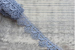  Мереживо  30 мм (гіпюр) арт.4G4025  |1: сірий |
