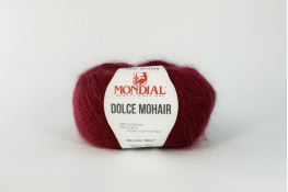  Пряжа Mondial Dolche Mohair  |5: вишн.темн. |