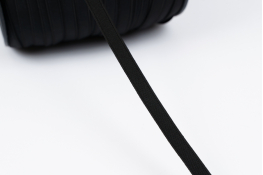  Тасьма еластична  10 мм взуттєва  |1: чорн. |