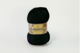  Пряжа NAKO Merino Bomb  |1: чорн. 00217|
