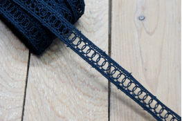  Мереживо  18 мм (гіпюр) арт.GB14  |1: чорн. |